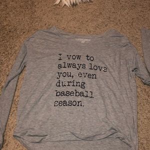 Baseball Quote Tee